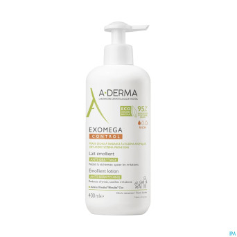 Aderma exomega control lait emollient 400ml