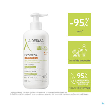 Aderma exomega control lait emollient 400ml