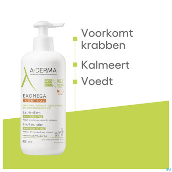 Aderma exomega control lait emollient 400ml