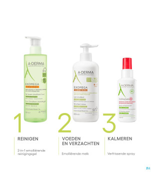 Aderma exomega control lait emollient 400ml