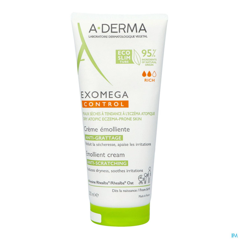 Aderma exomega control creme emollient 200ml