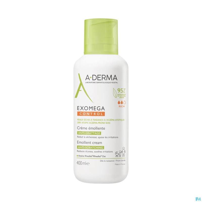 Aderma exomega control creme emollient 400ml