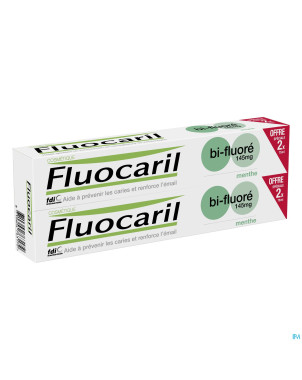 Fluocaril dentifrice bi-fluore 145 menthe   2x75ml