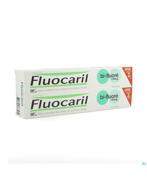 Fluocaril dentifrice bi-fluore 145 menthe   2x75ml