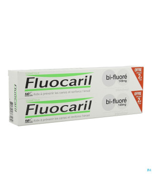 Fluocaril dentifrice bi-fluore 145 blanche  2x75ml