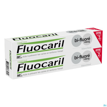 Fluocaril dentifrice bi-fluore 145 blanche  2x75ml
