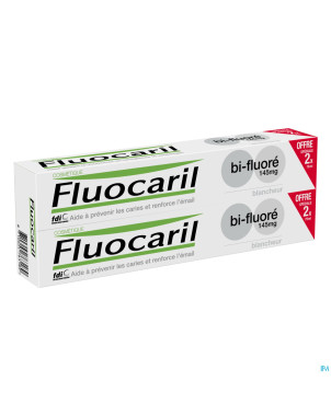Fluocaril dentifrice bi-fluore 145 blanche  2x75ml