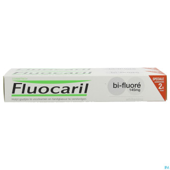 Fluocaril dentifrice bi-fluore 145 blanche  2x75ml