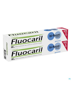 Fluocaril dentifrice bi-fluore 145 gencives 2x75ml