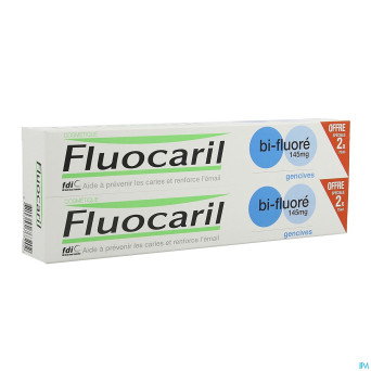 Fluocaril dentifrice bi-fluore 145 gencives 2x75ml