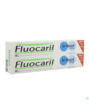 Fluocaril dentifrice bi-fluore 145 gencives 2x75ml