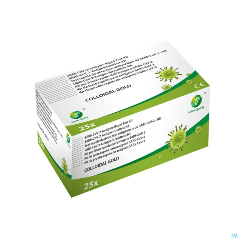 Green spring sars-cov-2 antigen rapid test kit 25