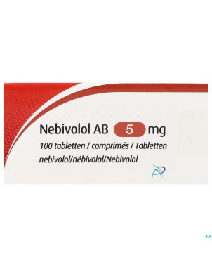 Nebivolol ab  5mg comp 100 x  5mg