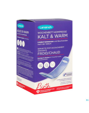 Lansinoh serviette post accouch.apais. froid/chaud