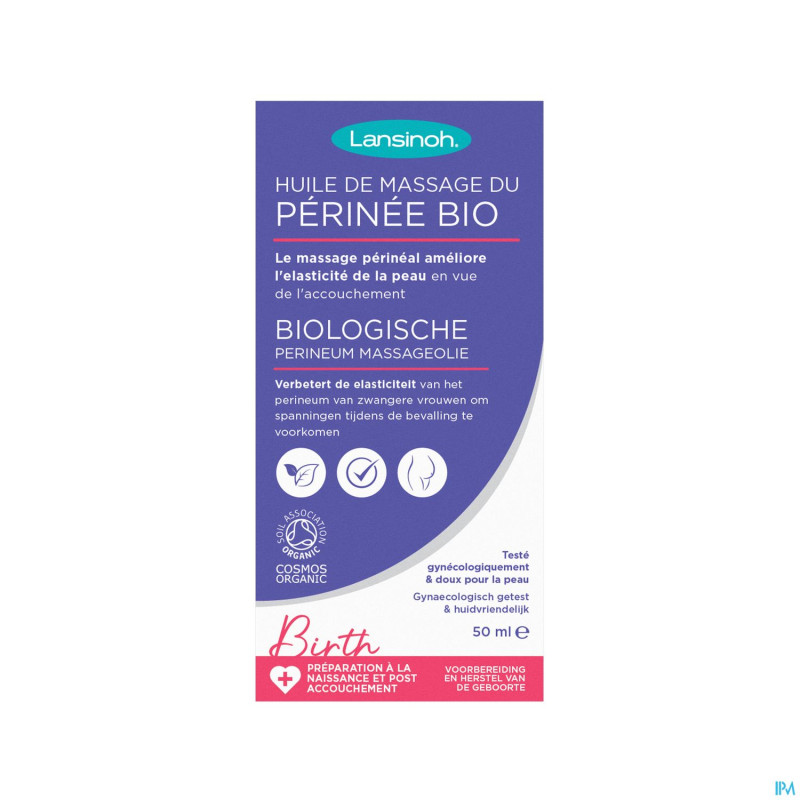 Lansinoh huile massage perinee bio    50ml