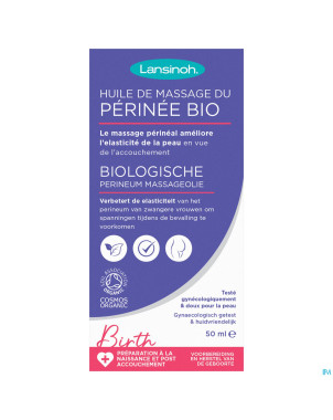 Lansinoh huile massage perinee bio    50ml
