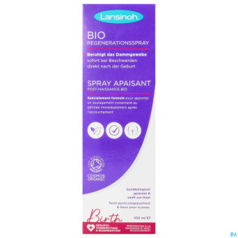 Lansinoh spray apaisant post-accouchement bio100ml
