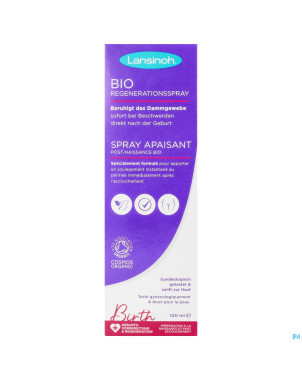 Lansinoh spray apaisant post-accouchement bio100ml