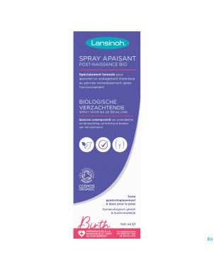 Lansinoh spray apaisant post-accouchement bio100ml