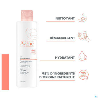 Avene essentiels lait demaquillant    200ml