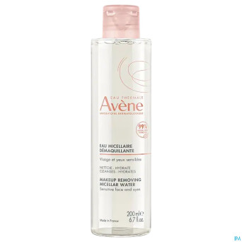 Avene essentiels eau micellaire demaq.    200ml
