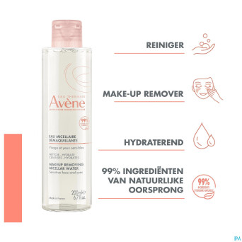 Avene essentiels eau micellaire demaq.    400ml