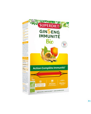 Gin5eng immunite    amp 20x15ml