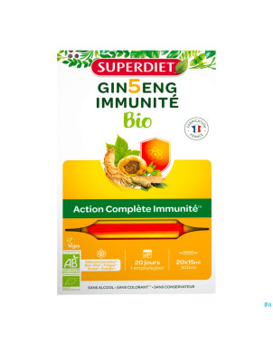 Gin5eng immunite    amp 20x15ml