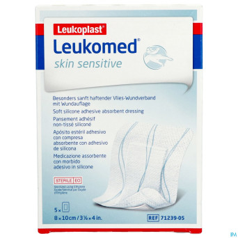 Leukomed skin sens.    8cmx10cm 5