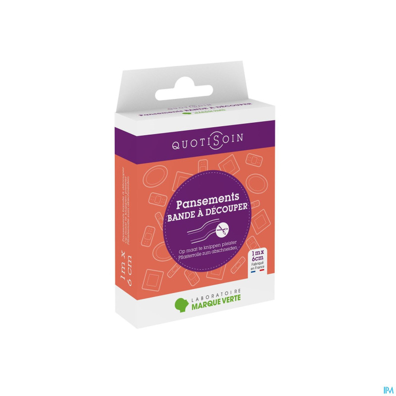 Marque v quotisoin pansements bande decouper    1