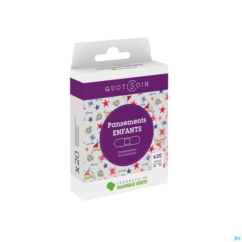 Marque v quotisoin pansements enfants    20