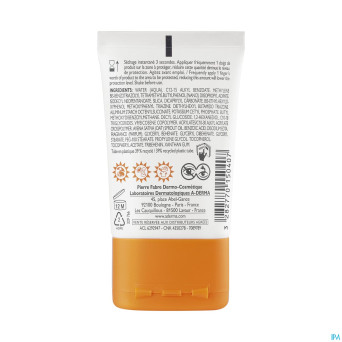 Aderma protect pocket fluide invisible spf50+ 30ml
