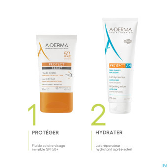 Aderma protect pocket fluide invisible spf50+ 30ml