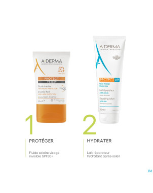 Aderma protect pocket fluide invisible spf50+ 30ml