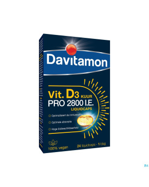 Davitamon vegan vit.d3 2800iu 24 caps be