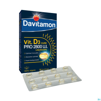 Davitamon vegan vit.d3 2800iu 24 caps be