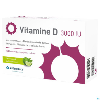 Vitamine d 3000iu metagenics comp 168 promo -20%