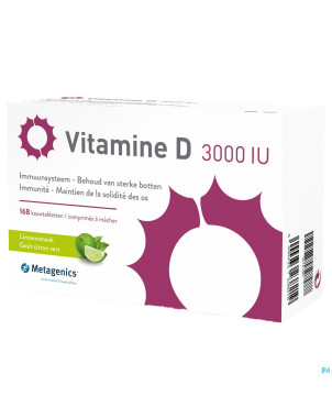 Vitamine d 3000iu metagenics comp 168 promo -20%