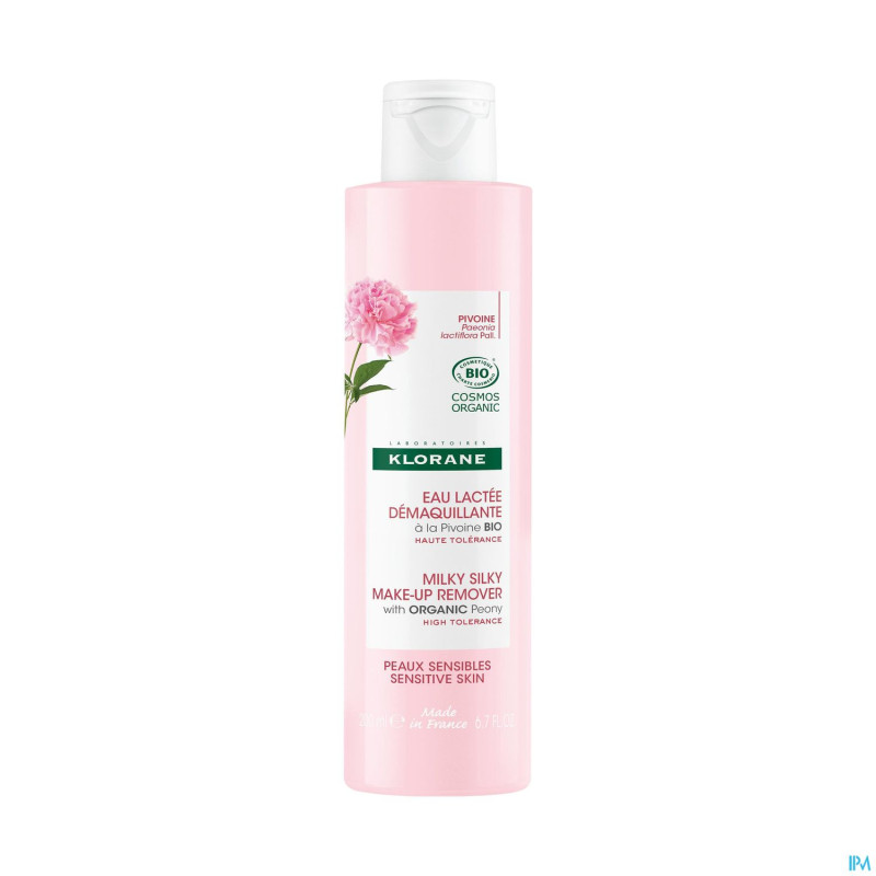 Klorane visage pivoine bio eau lactee demaq. 200ml