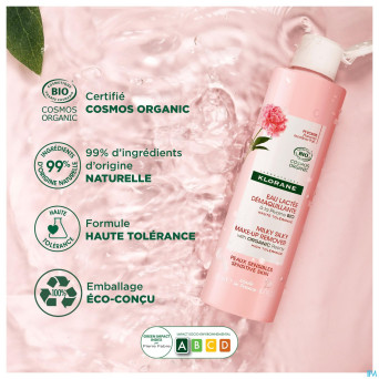 Klorane visage pivoine bio eau lactee demaq. 200ml