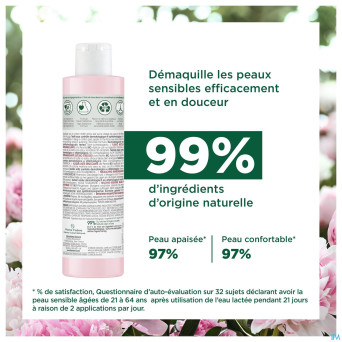 Klorane visage pivoine bio eau lactee demaq. 200ml
