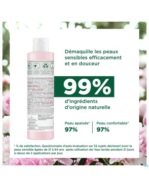 Klorane visage pivoine bio eau lactee demaq. 200ml