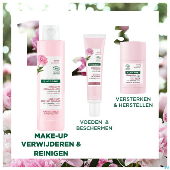 Klorane visage pivoine bio eau lactee demaq. 200ml