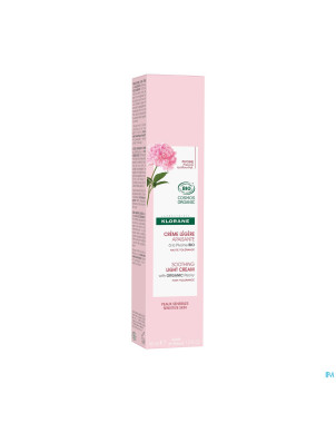 Klorane visage pivoine bio cr legere 40ml