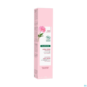 Klorane visage pivoine bio cr legere 40ml