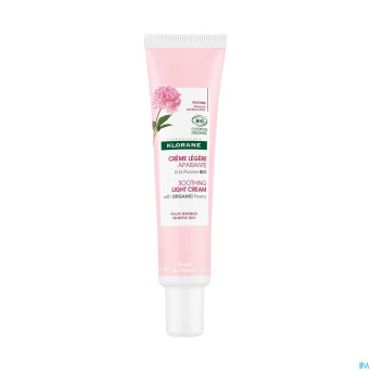 Klorane visage pivoine bio cr legere 40ml