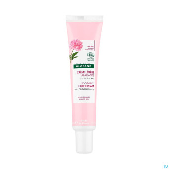 Klorane visage pivoine bio cr legere 40ml