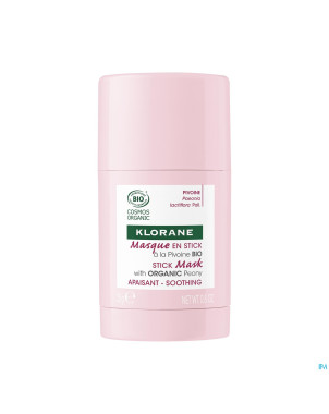 Klorane visage pivoine bio masque stick 25g