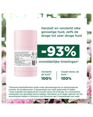 Klorane visage pivoine bio masque stick 25g