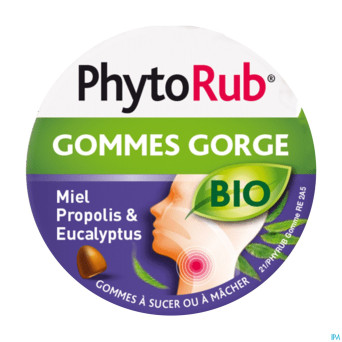 Phytorub gomme adouc. gorge bio    gommes 45